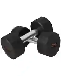 SPORTNOW Dumbbells Weights Set with 12-Sided Shape and Non-Slip Grip, 2 x 12kg