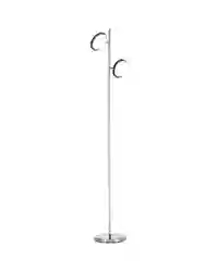 HOMCOM 2 Light Modern Floor Lamps for Living Room Bedroom with Adjustable Head