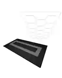 Hexagon LED Light & Vented Garage Floor Tiles With Edges - 90 Black & 30 Grey