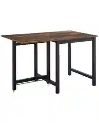 HOMCOM Drop Leaf Kitchen Foldable Table Folding Table Foldable for Dining Room