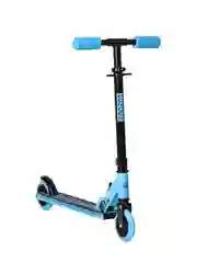 HOMCOM Kids Scooter Foldable Kick Scooter Adjustable Height for 3-8 Years Blue