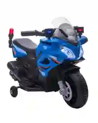 HOMCOM Kids 6V Electric Pedal Motorcycle Ride-On Toy Battery 18-36 months Blue