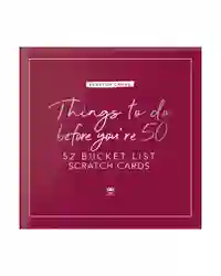 Activity Scratch Cards Things To Do Before You're 50 52 Bucket List Scratchoff