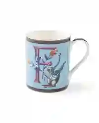 Alphabet Mug Letter F Tea Or Coffee Initial Cup 12oz Kitchenware Kit Kemp Gift