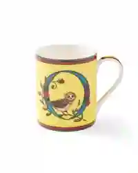 Alphabet Mug Letter O Tea Or Coffee Initial Cup 12oz Kitchenware Kit Kemp Gift