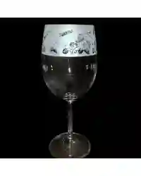Animo Wine Drinking Glass Hand Etched Crystal Animal Gift Box Dragonfly Design