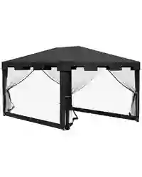 Outsunny 4 x 3m Party Tent Waterproof Garden Gazebo Canopy Wedding Cover Shade