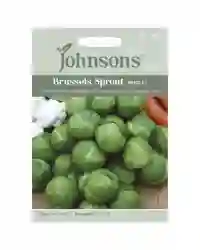 Johnsons Brussels Sprout Grow Your Own Fresh Vegetables Brechin F1 Seeds Packet